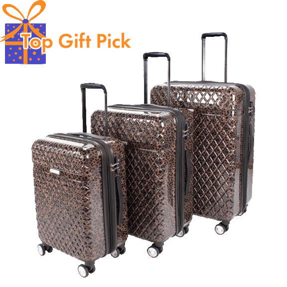 Kathy Ireland Yasmine 3-Piece Hardside Luggage Set