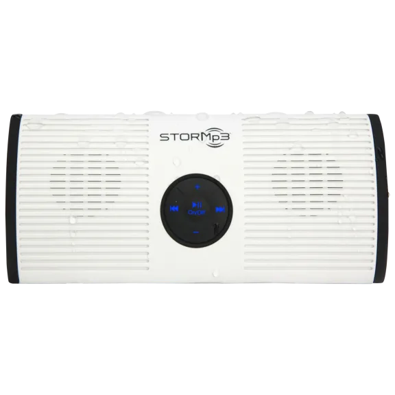 ToiletTree Products White Water Resistant MP3 Speaker