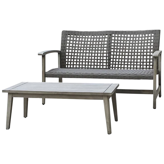 Dukap MONTEROSSO 2 Piece Sofa and Table Seating Set