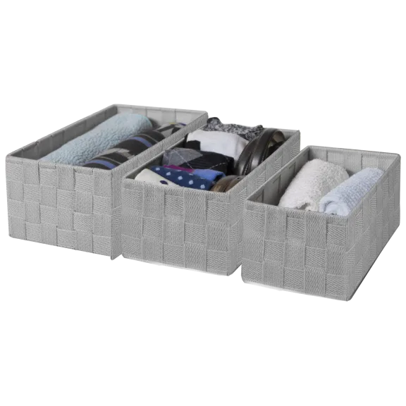 Farberware 3 Piece Strap Storage Baskets