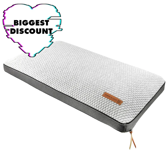 Urban Bloom Aros Ventilated Memory Foam Charcoal Pillow