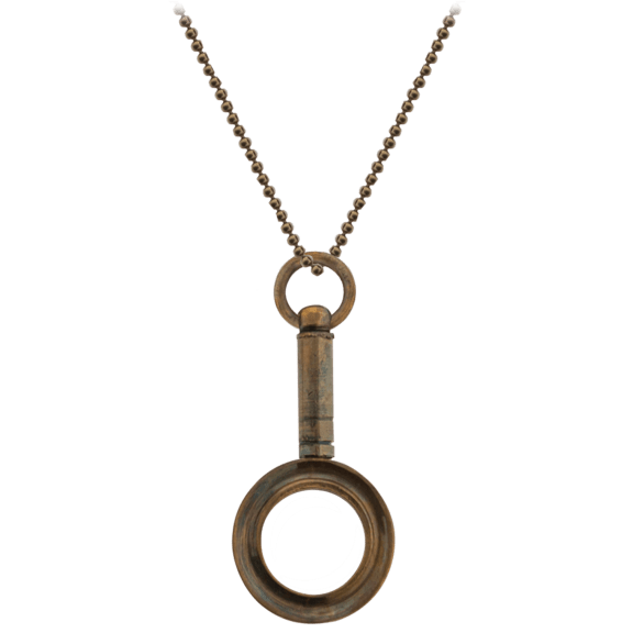 Roost Mini Magnifying Glass Charm Necklace
