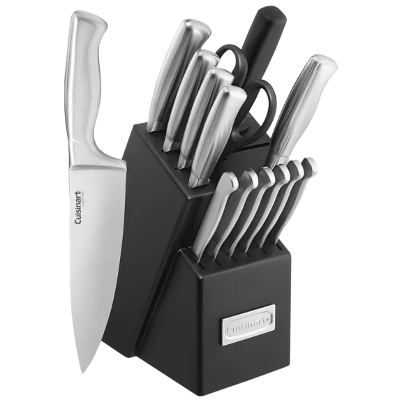 Cuisinart Stainless Steel Hollow Handle 15 Pc Block Set