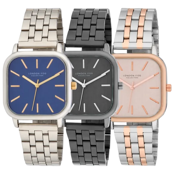 London Fog Orchard Square Case Watch