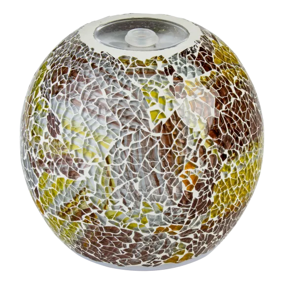 Zennery Ultrasonic Mosaic Aroma Diffuser in Gold with Color Changing LED Lights