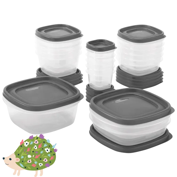 Rubbermaid 34-Piece EasyFindLids Food Storage Container Set