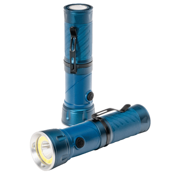 2-Pack: BrightEase Rotatable Aluminum Flashlights