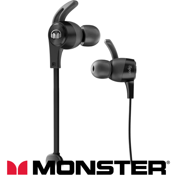 Monster iSport Sweatproof In-Ear Bluetooth Earbuds (Certified Refurbished)