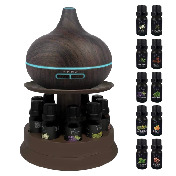 Pure Daily Care Ultimate Aromatherapy Diffuser with 10 Oils and Stand