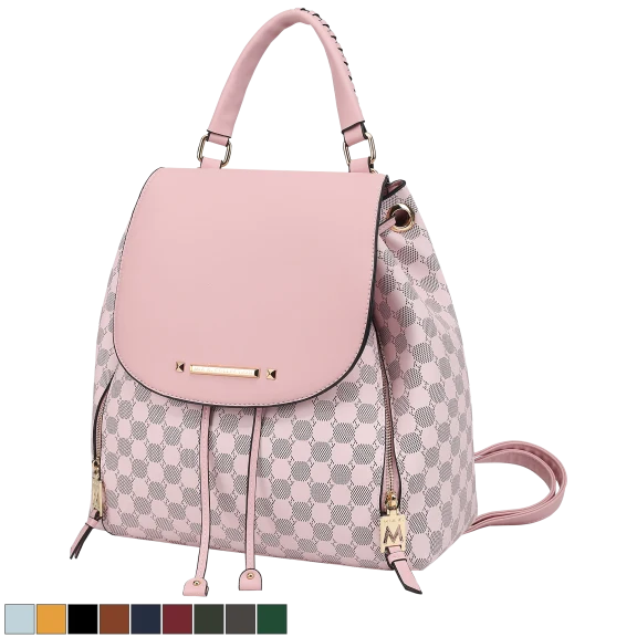 MKF Collection Kimberly Circular Print Backpack by Mia K
