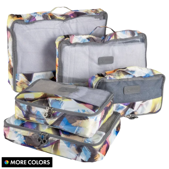 Triforce 5-Piece Printed Packing Cube Set