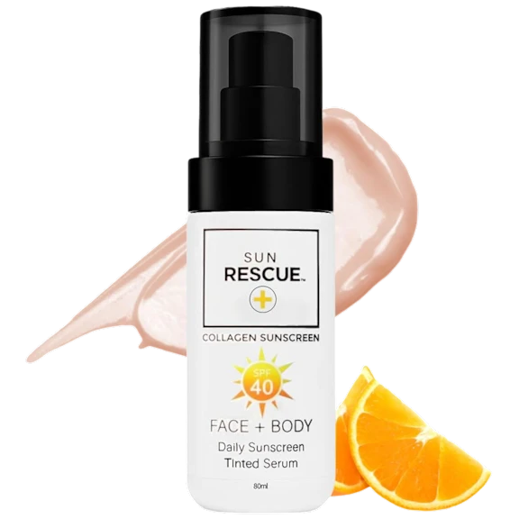 Sun Rescue SPF 40 Tinted Collagen Sunscreen with Vitamin C
