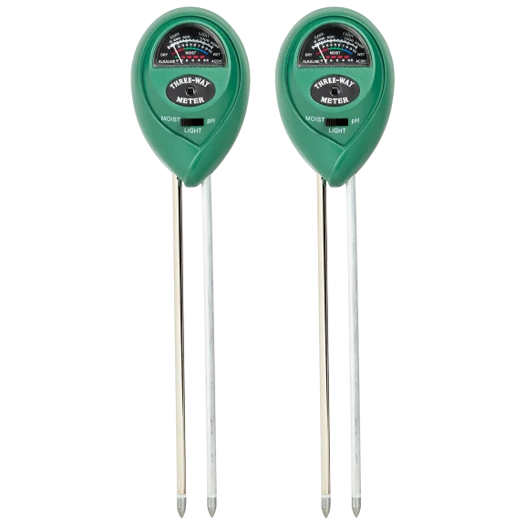 2-Pack: FOSSA Soil Tester for pH Sunlight Moisture Levels