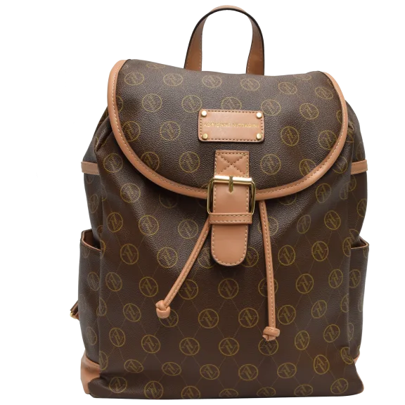 Adrienne Vittadini Signature Drawstring Fashion Backpack