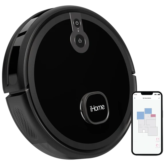 iHome AutoVac Nova S1 Robot Vacuum with LIDAR Navigation