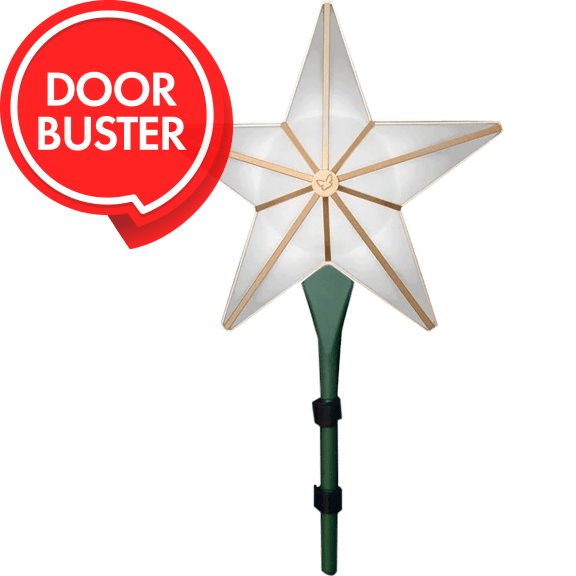 BlissLights Laser Star Projection Christmas Tree Topper