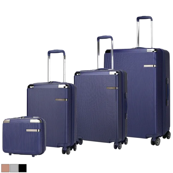 MKF Collection Tulum 4-Piece Luggage Set