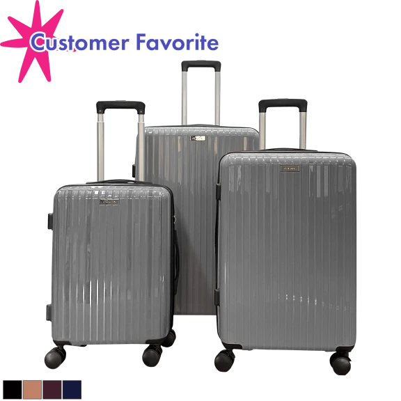 Solite Surrey Collection 3-Piece Hardside Luggage Set