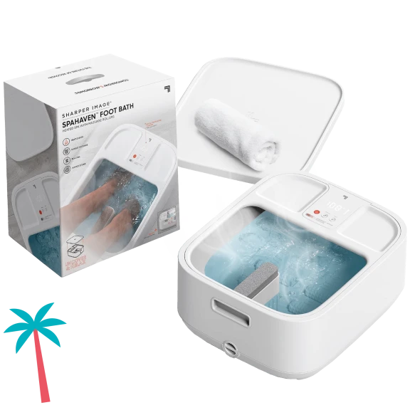 Sharper Image SpaHaven Heated Foot Bath with Massage Rollers
