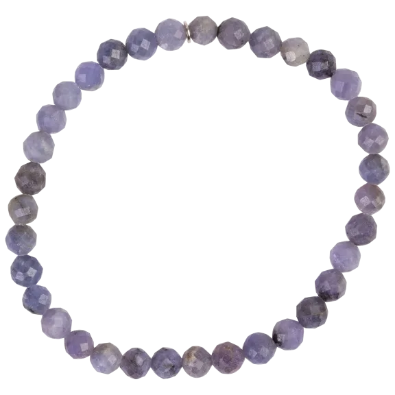 Jay King Tanzanite Faceted Bead Stretch Bracelet