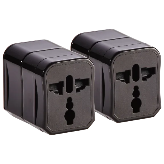 2-Pack: ZipKord Universal Travel Adapter with Storage Case