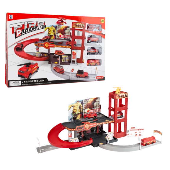 Super Toys 26-Piece Fire Rescue Playset