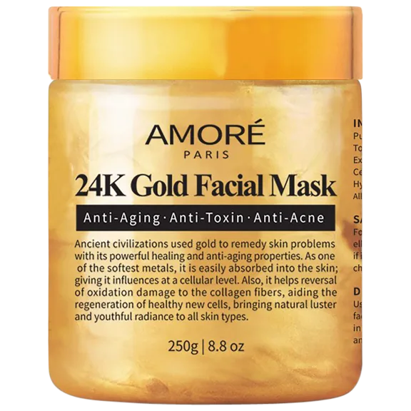 Amore Paris 24K Gold Anti-Aging and Anti-Acne Facial Mask