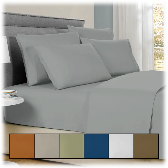 Bibb Home 6-Piece Rayon from Bamboo Sheet Set