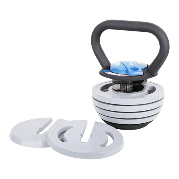Rock Solid 15-40lb Adjustable Kettlebell Set