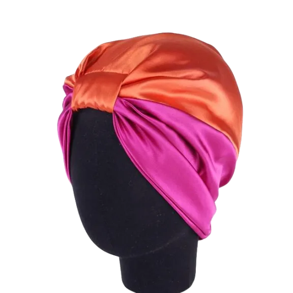 The Detangling Brush Handmade Silk Bonnet