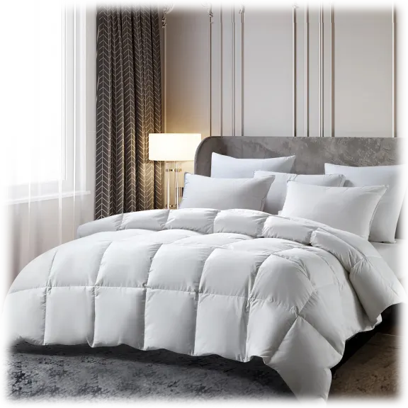 Beautyrest 233 Thread-Count Cotton 25/75 Down/Feather Comforter - All Seasons