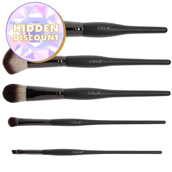 Cala "Ready in 5" Essential Makeup Brush Set