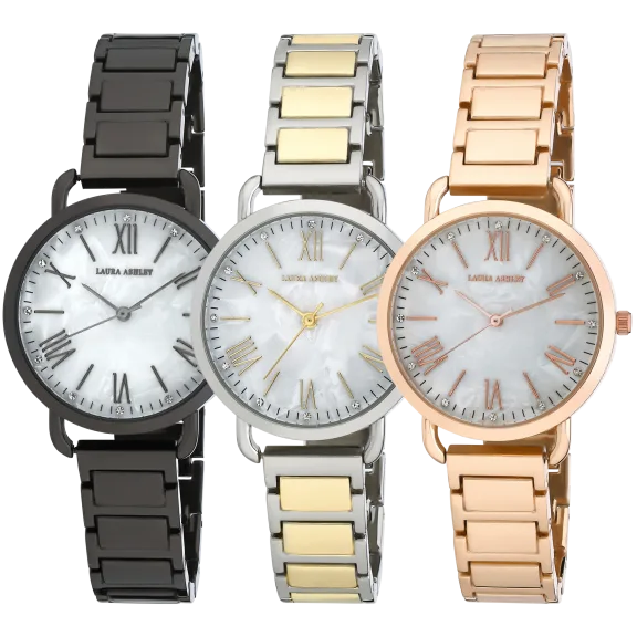 Laura Ashley Horse Bit Bracelet Watch