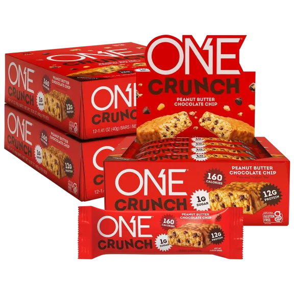 36-Pack: ONE Peanut Butter Chocolate Chip Crunch Protein Bars