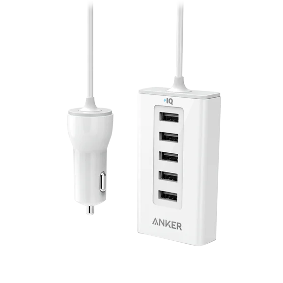 Anker 5-Port PowerDrive 50W Car Charging Station