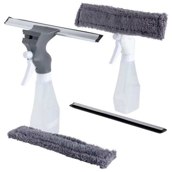 Haylee 3-in-1 Window Cleaner with Spray Bottle