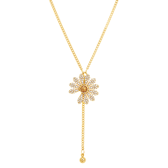Savvy Cie Daisy Y Necklace