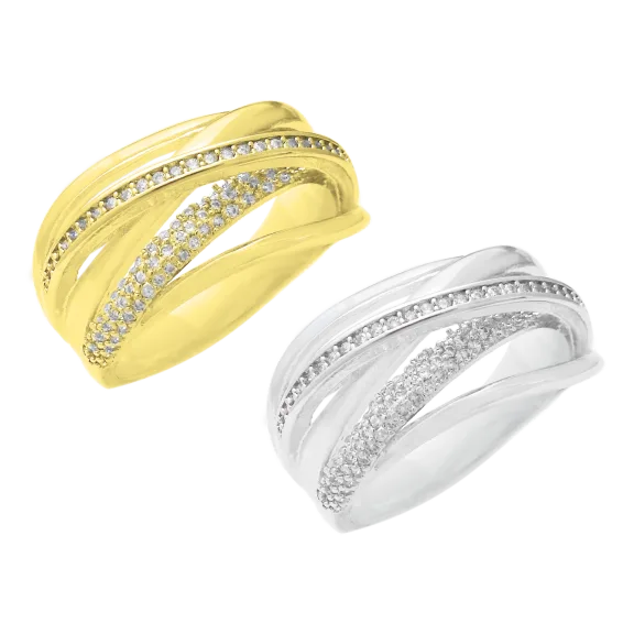 Savvy Cie Multi Cross-Over Stacked Band