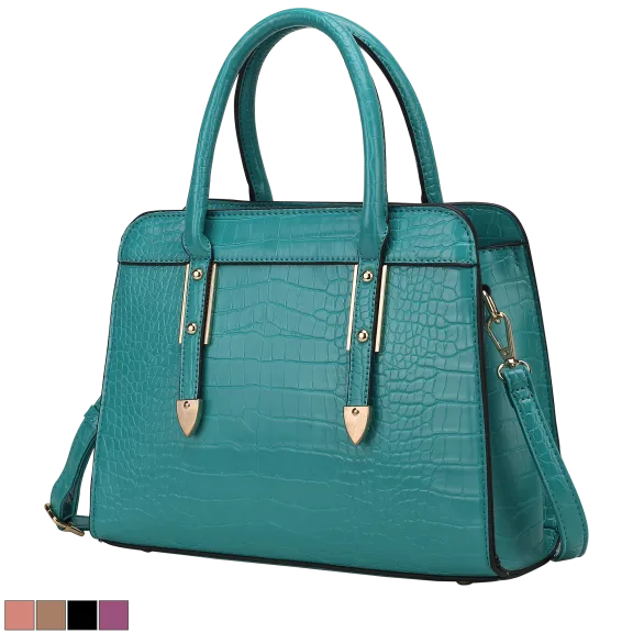 MKF Collection Women’s Elsa Satchel Bag in Vegan Leather