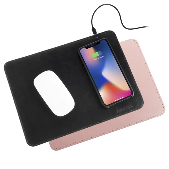 InstaCharge Mousepad with Built-In Wireless Qi Charging
