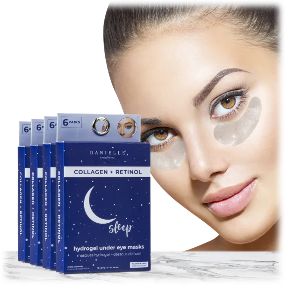 24-Pack: Danielle Infused Hydrogel Under Eye Masks with Collagen & Retinol