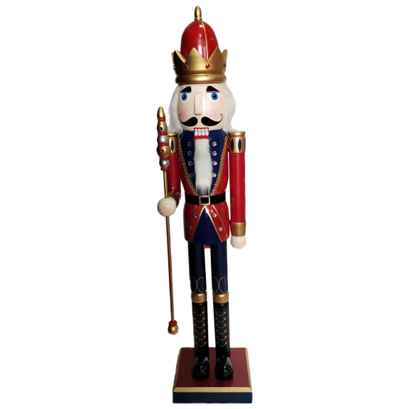 Santa's Workshop 36" Wooden King Nutcracker