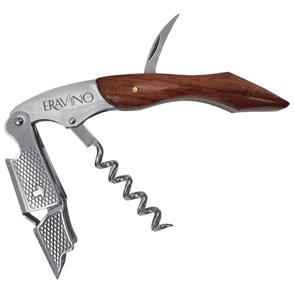 Eravino All-in-One Professional Waiter’s Corkscrew with Rosewood Handle