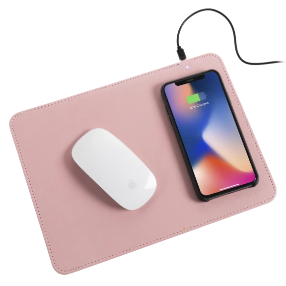 InstaCharge Mousepad with Built-In Wireless Qi Charging