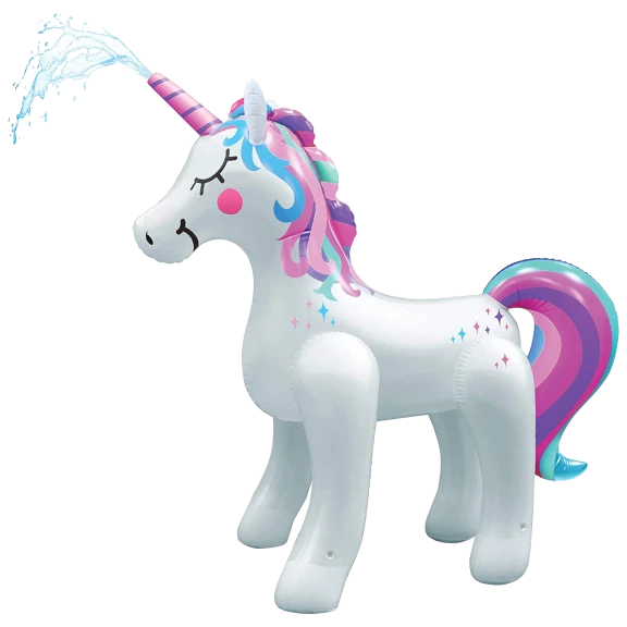 Splash Buddies Kids Inflatable Unicorn Sprinkler