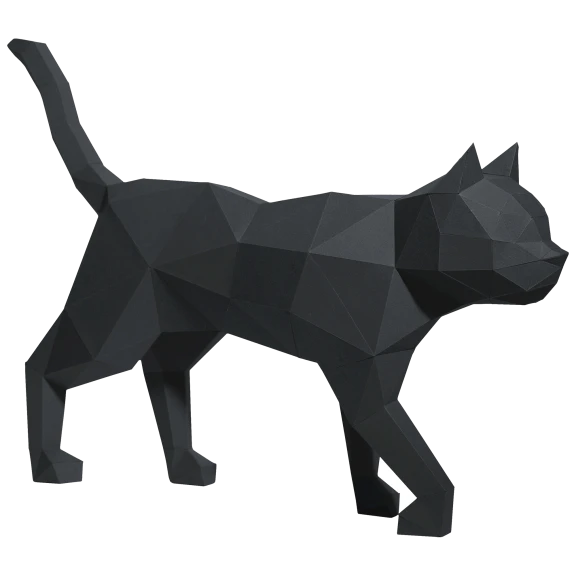 Papercraft World Black Cat Model