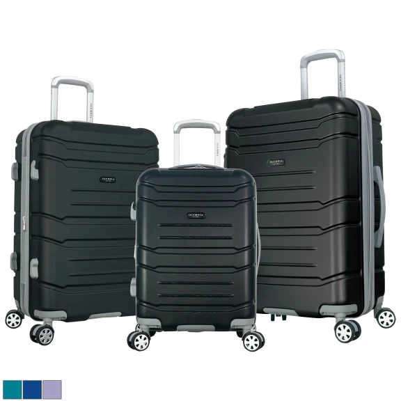 Olympia USA Denmark Plus 3-Piece Expandable Hardside Luggage Set