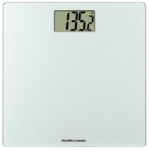 Health-o-Meter Digital Glass Body Weight Tracking Bathroom Scale
