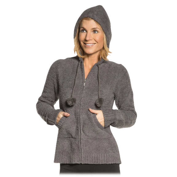 Rhonda Shear Fluffy Pom- Pom Jacket