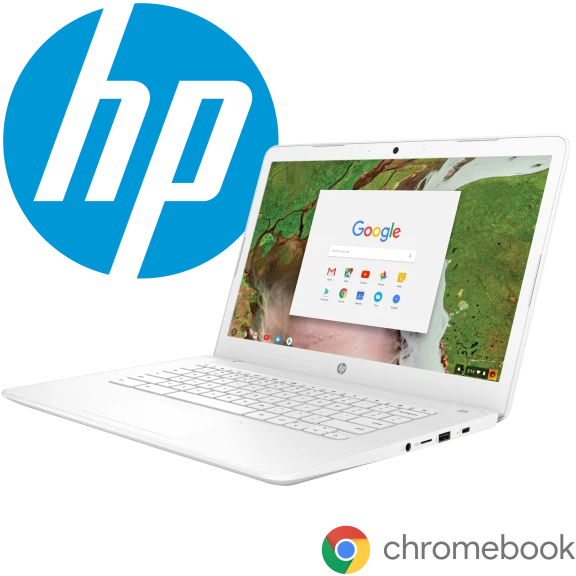 HP 14-Inch Chromebook with 2 USB-C Ports (Certified Refurbished)